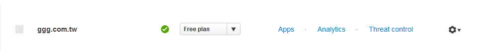 cloudflare_done cloudflare 申請完成!