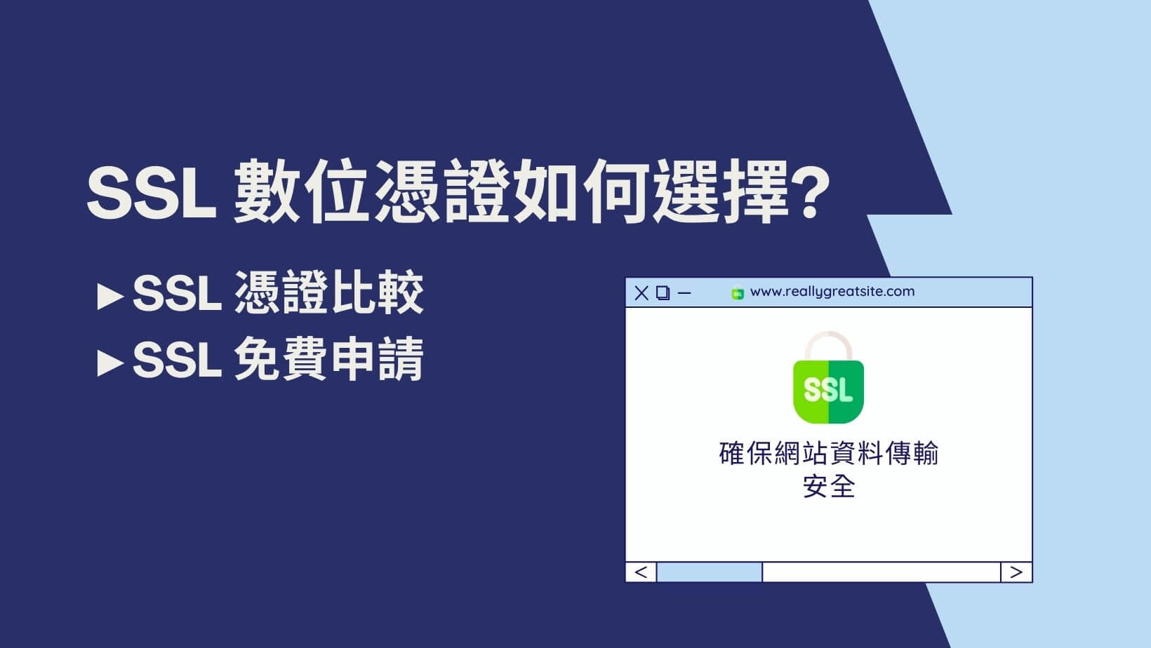 SSL 數位憑證如何選擇 SSL 憑證比較與 SSL 免費申請