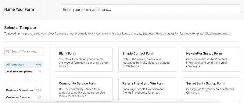 WordPress 表單外掛推薦 WPForms 表單模板 | 遠振Blog