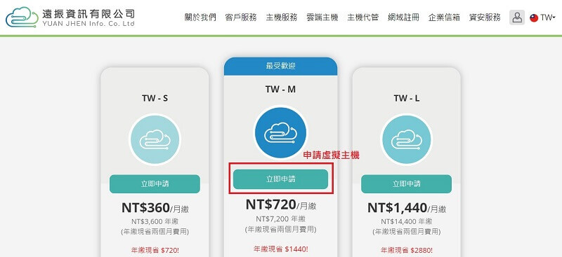 網站架設主機租用教學｜遠振部落格