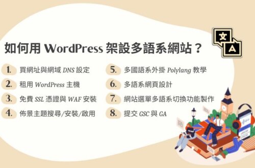 WordPress 多語言網站架設教學，含網域、主機設定與網頁設計教學｜遠振 Blog