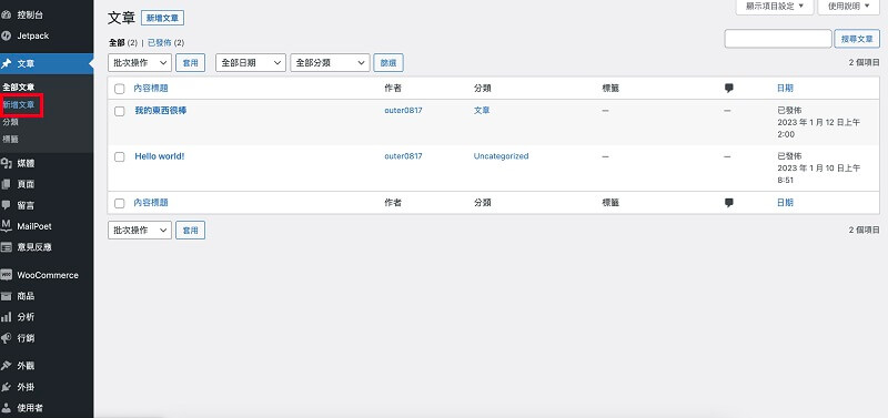 使用 WordPress 頁面建構器來製作網頁設計｜遠振 Blog