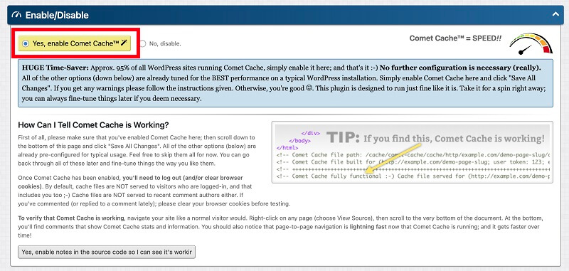 Comet Cache 是什麼? 優化 WordPress 速度外掛推薦｜遠振 Blog